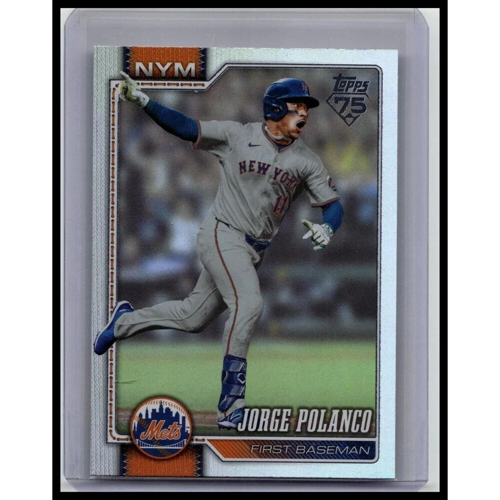 2026 Topps Jorge Polanco #676 New York Mets Holo Foil
